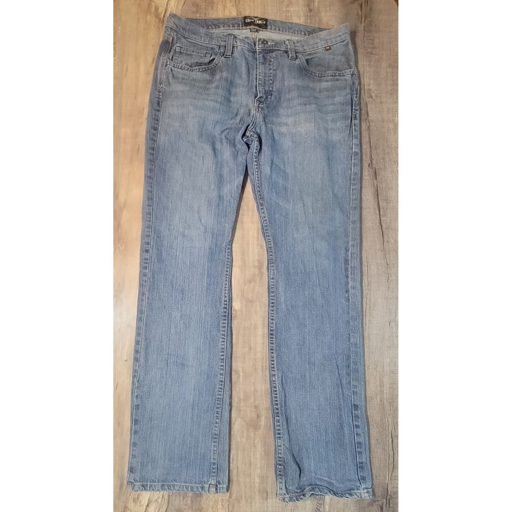 Cody James FR Flame Resistant Mens Jeans 36x34 Light Wash Straight Leg Workwear